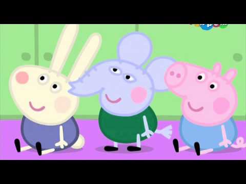 Мультик Свинка Пеппа. Дедушка Кролик в космосе (Grampy Rabbit in Space) - Сезон 4, серия 50.