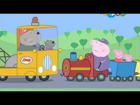 Мультик Свинка Пеппа. Дедушкин Паровозик (Grandpa's Little Train) - Сезон 2, серия 32.