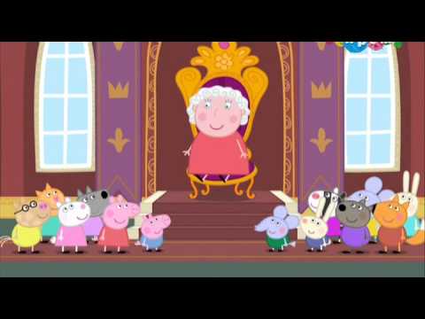 Мультик Свинка Пеппа. Королева (The Queen) - Сезон 4, серия 27.