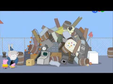 Мультик Свинка Пеппа. Мастерская дедушки Кролика (Grampy Rabbit's Boatyard) - Сезон 3, серия 39.