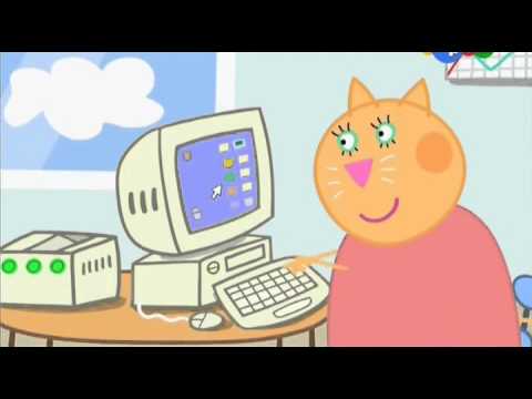 Мультик Свинка Пеппа. На работе у Папы Свина (Daddy Pig's Office) - Сезон 2, серия 22.