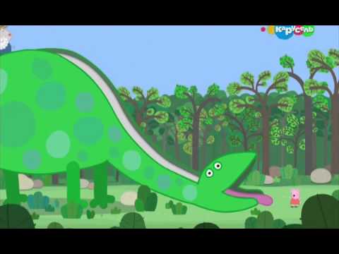 Мультик Свинка Пеппа. Парк динозавров дедушки (Grampy Rabbit's Dinosaur Park) - Сезон 4, серия 16.