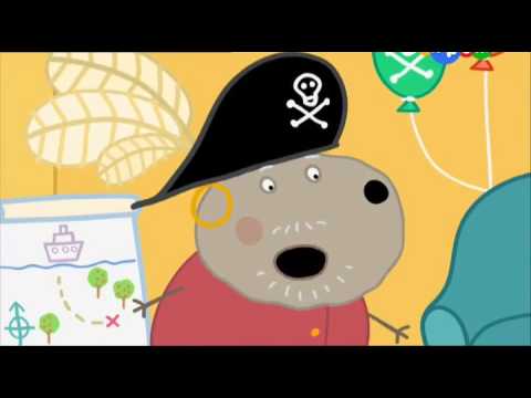 Мультик Свинка Пеппа. Пиратский праздник (Danny's Pirate Party) - Сезон 3, серия 16.