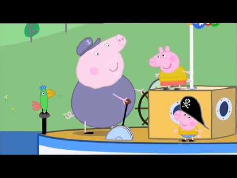 Мультик Свинка Пеппа. Речная прогулка Полли (Polly's Boat Trip) - Сезон 3, серия 11.