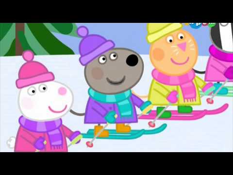 Мультик Свинка Пеппа. Снежная гора (Snowy Mountain) - Сезон 4, серия 49.