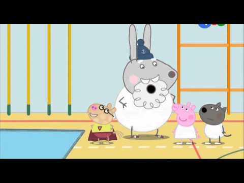 Мультик Свинка Пеппа. Урок физкультуры (Gym Class) - Сезон 3, серия 45.