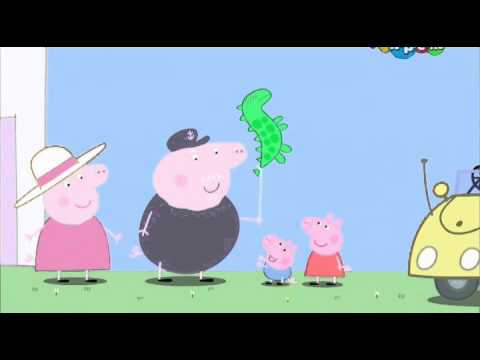 Мультик Свинка Пеппа. Воздушный шарик Джорджа (George's Balloon) - Сезон 4, серия 46.